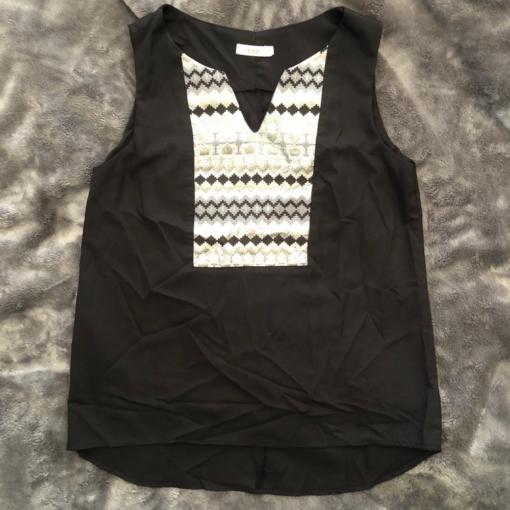 Black Top with Graphics